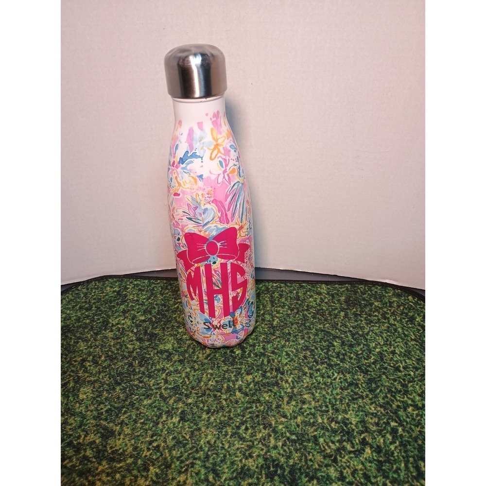 Starbucks Swell Lilly Pulitzer 17Oz Water Bottle Pink Resort Floral Thermos ....